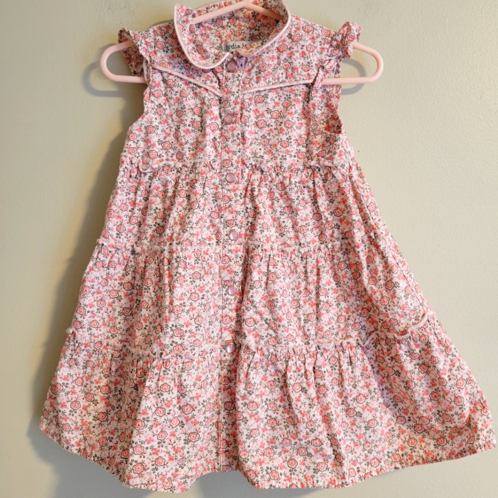 Girls Lydia Jane Western Floral Dress, 12M